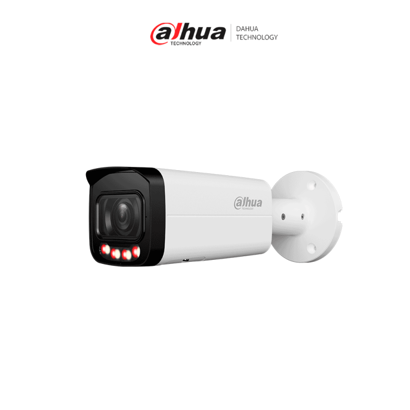 Cámara IP Bullet de 4 MP, Iluminador dual, WizSense, AcuPick, IA SSA, Xinghan, Lente Motorizado de 2.7 a 13.5mm, IR de 60 Metros